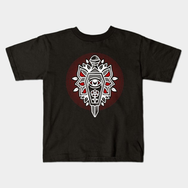 Tattoo Coffin Kids T-Shirt by Buy Custom Things